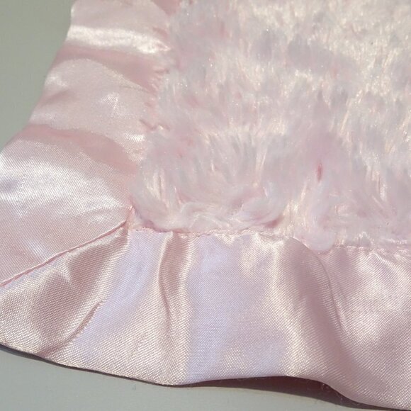 Blankets and Beyond Pink Square Satin Edged Lovey Thank Heaven Little Girls - Picture 2 of 5